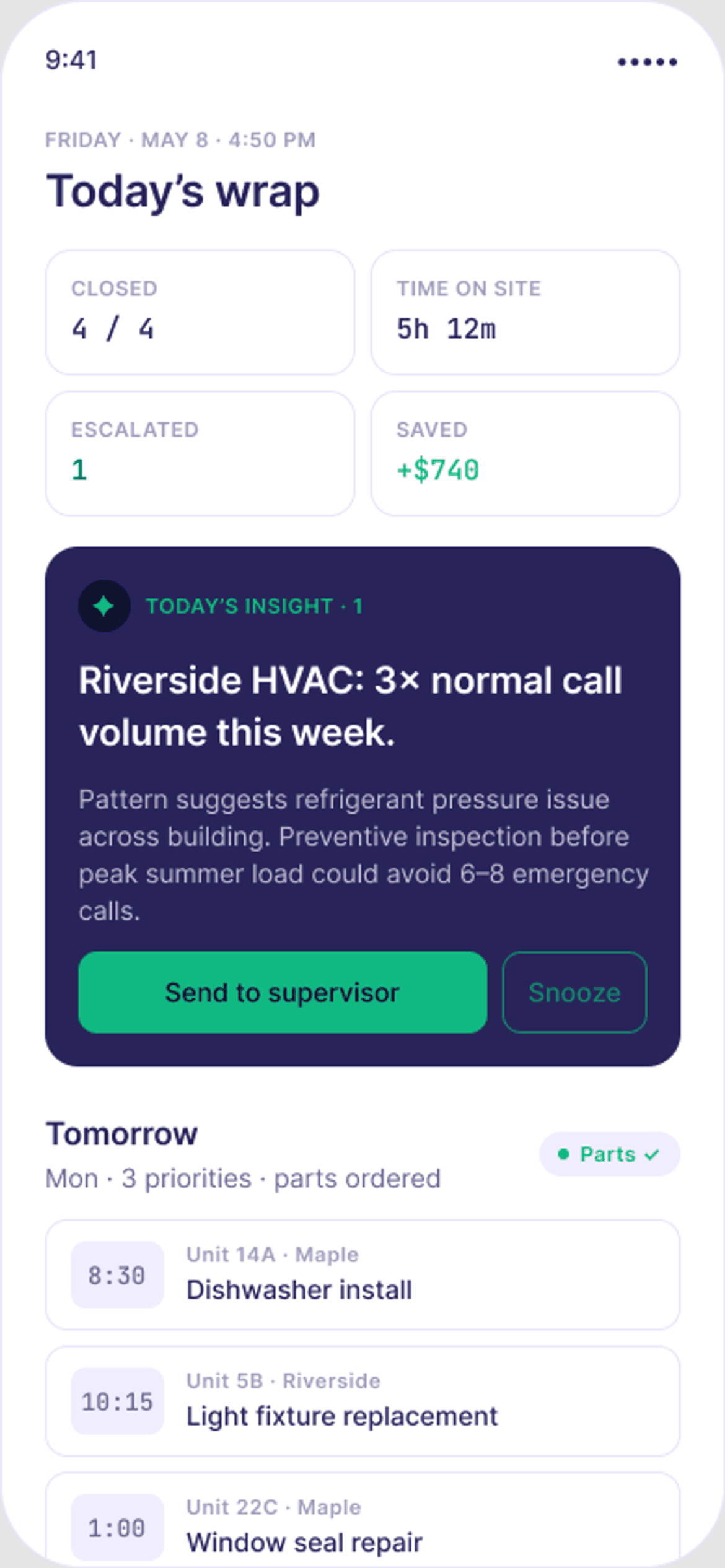 05 — Day Wrap